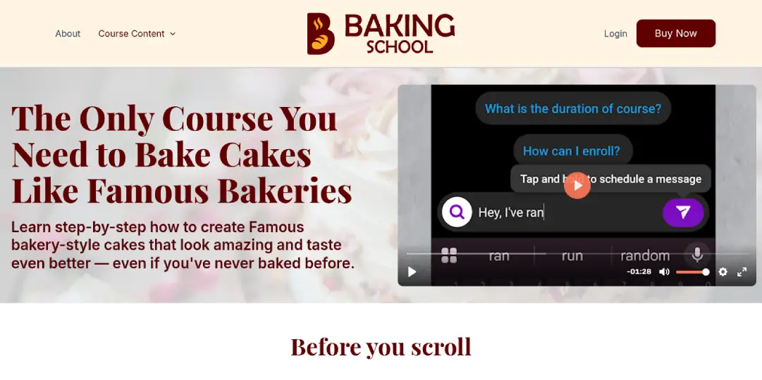 Blendz Marketing website design for non-profit organization