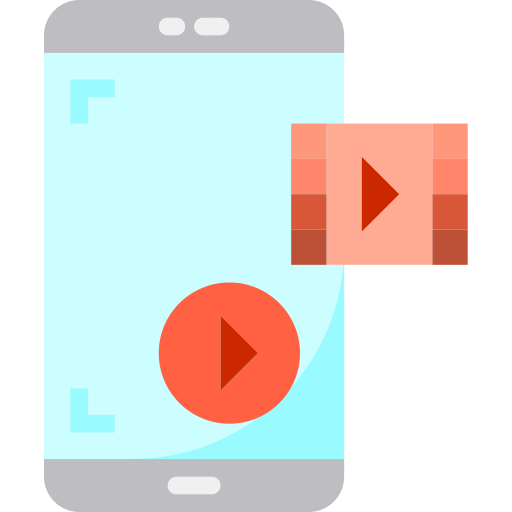 Short-Form Video Rise Icon