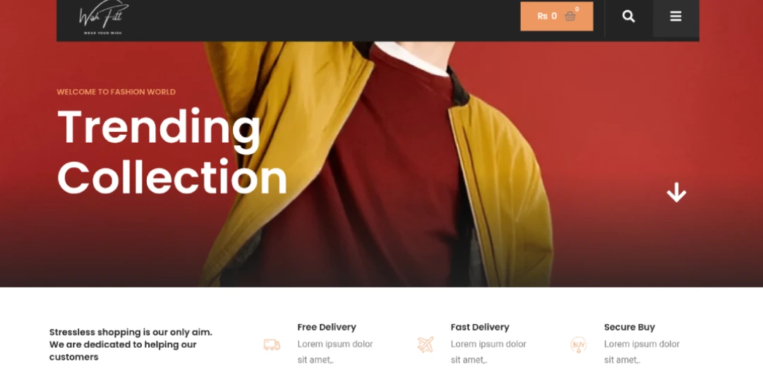 Blendz Marketing website design for non-profit organization